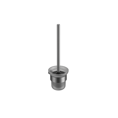 MELA - PALCO/RONDO Toilet Brush Holder Brushed NickelAccessories – available at Bathroom City Perth