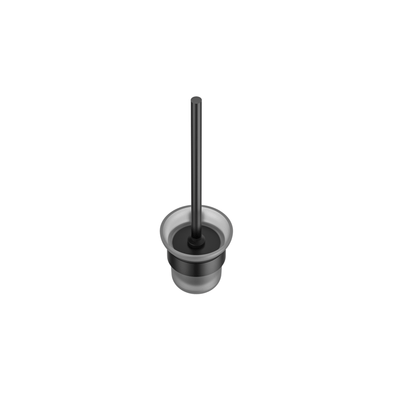 MELA - PALCO/RONDO Toilet Brush Holder Gun MetalAccessories – available at Bathroom City Perth