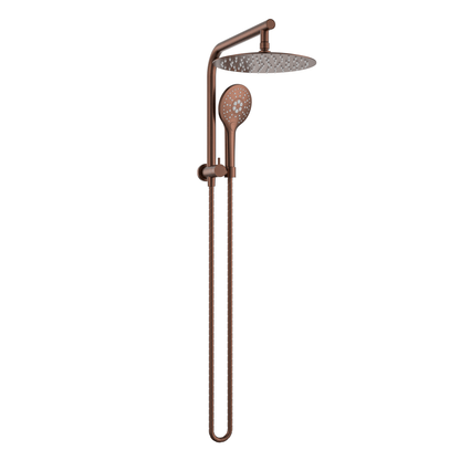 MELA - PALCO/RONDO Twin Combo Shower Set without Rail Brushed CopperTapware from MELA – available at Bathroom City Perth