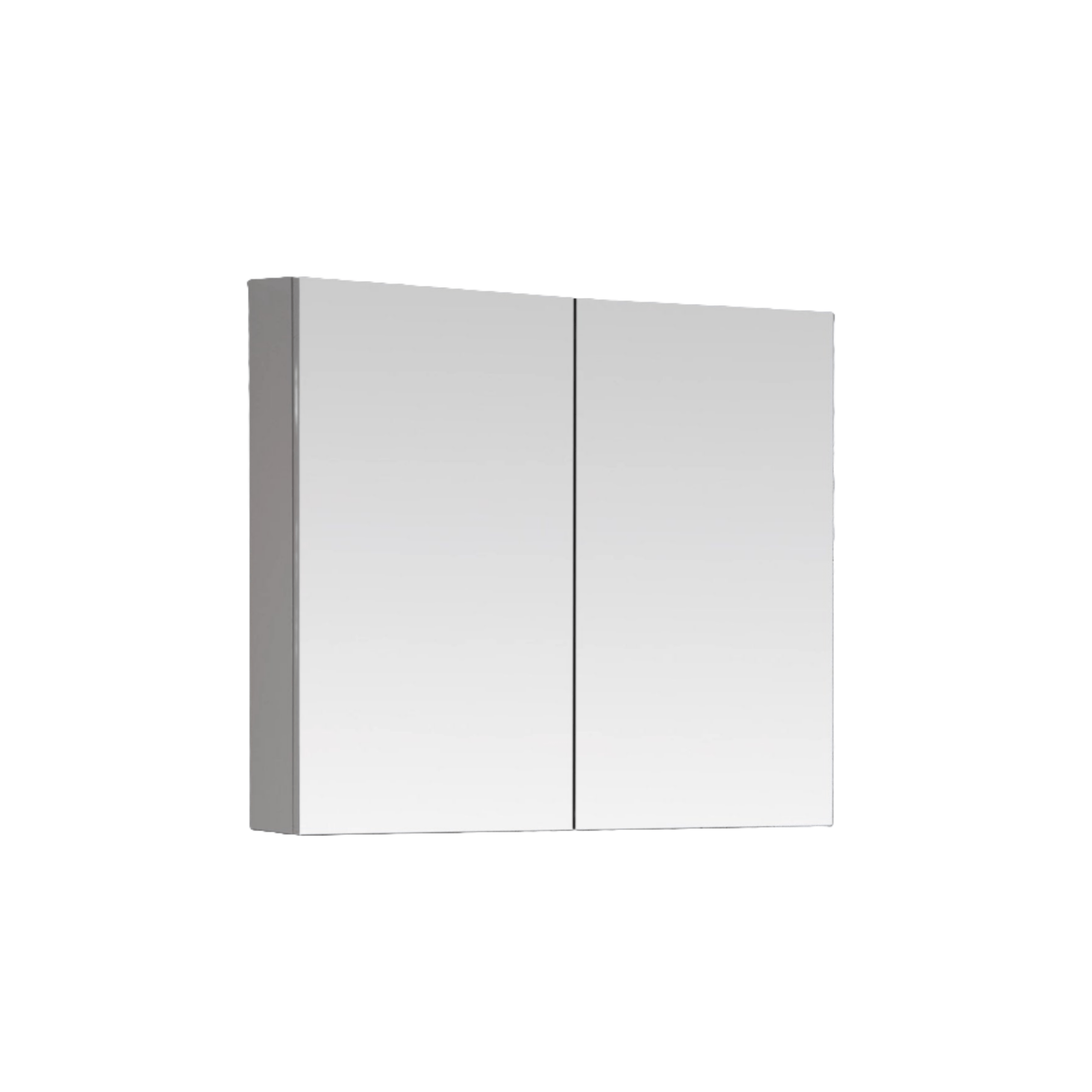 MELA - PORTER 600 Gloss White Mirror CabinetMirror – available at Bathroom City Perth