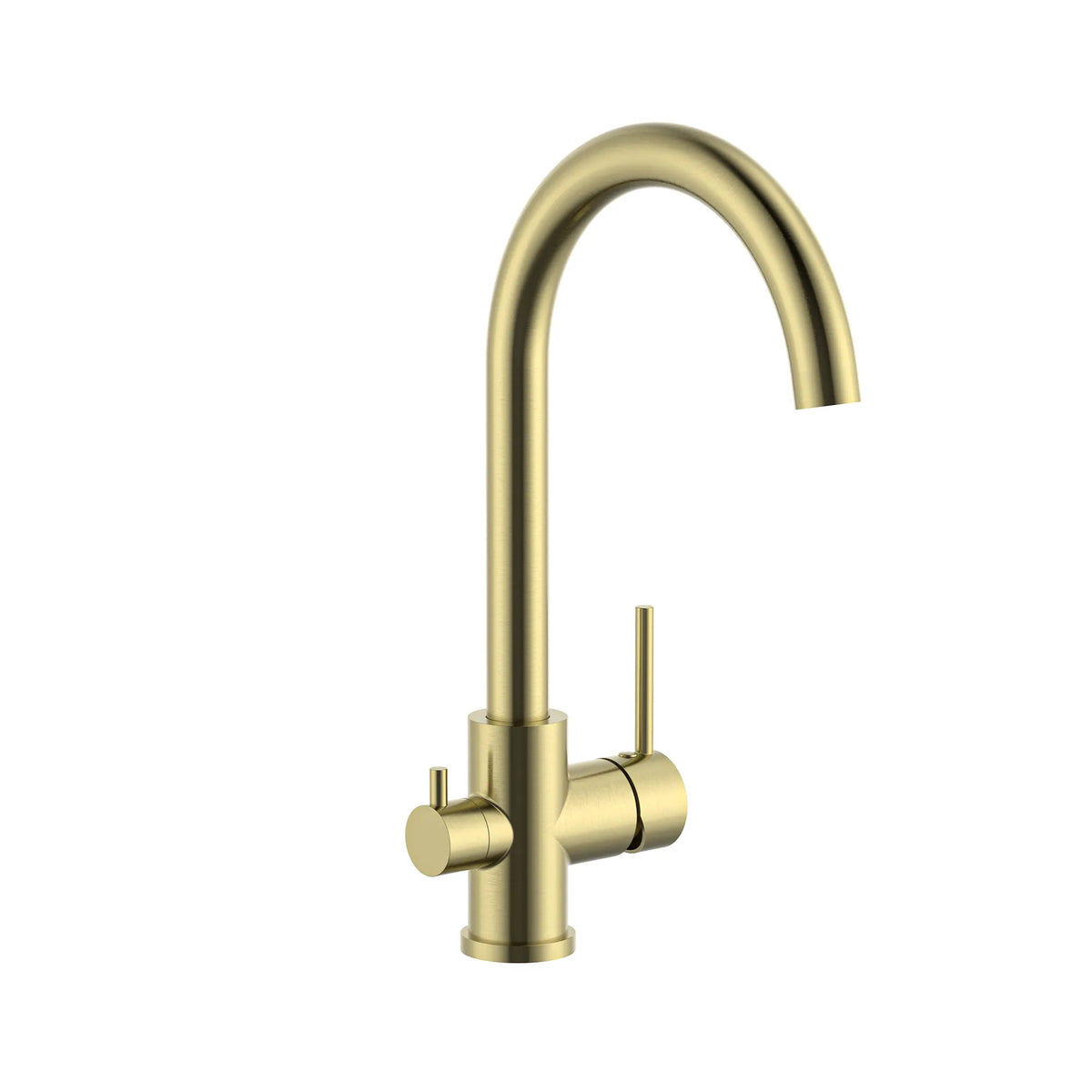 MELA - RONDO Filter Sink Mixer Brushed Brass-Tapware-from our-MELA-supplier–available at Bathroom City Perth