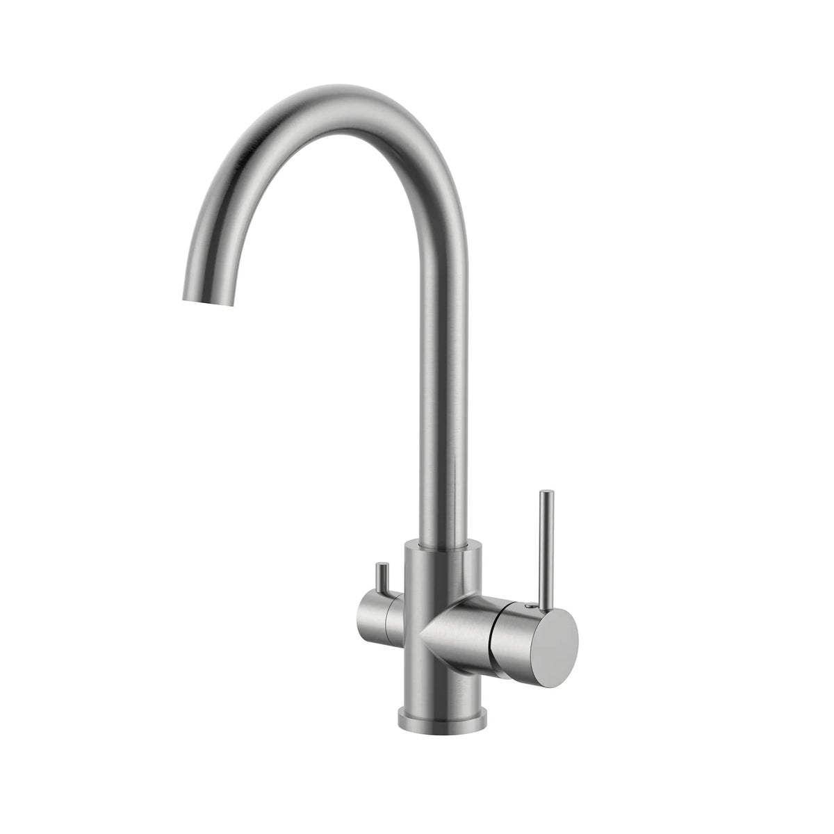 MELA - RONDO Filter Sink Mixer Brushed Nickel-Tapware-from our-MELA-supplier–available at Bathroom City Perth