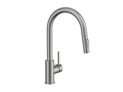 MELA - RONDO Pull Out Sink Mixer Brushed Nickel - Tapware - from our - MELA - supplier–available at Bathroom City Perth