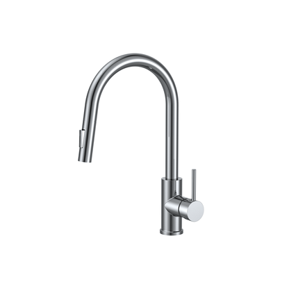 MELA - RONDO Pull Out Sink Mixer ChromeTapware – available at Bathroom City Perth