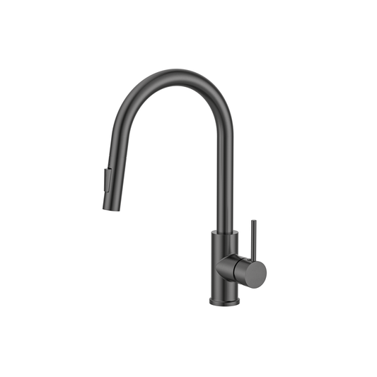 MELA - RONDO Pull Out Sink Mixer Gun MetalTapware – available at Bathroom City Perth
