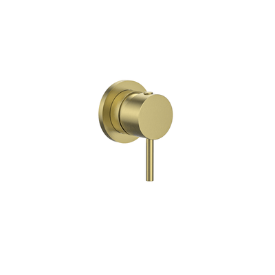 MELA - RONDO Shower/Bath Wall Mixer Brushed BrassTapware – available at Bathroom City Perth