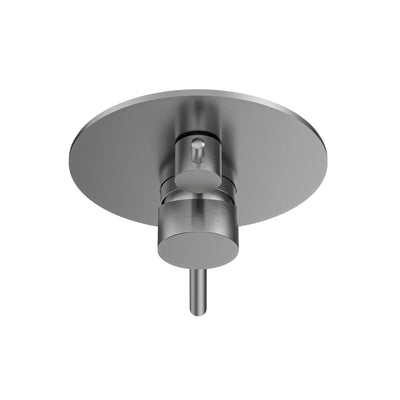 MELA - RONDO Shower/Bath Wall Mixer Diverter Brushed Nickel-Tapware-from our-MELA-supplier–available at Bathroom City Perth