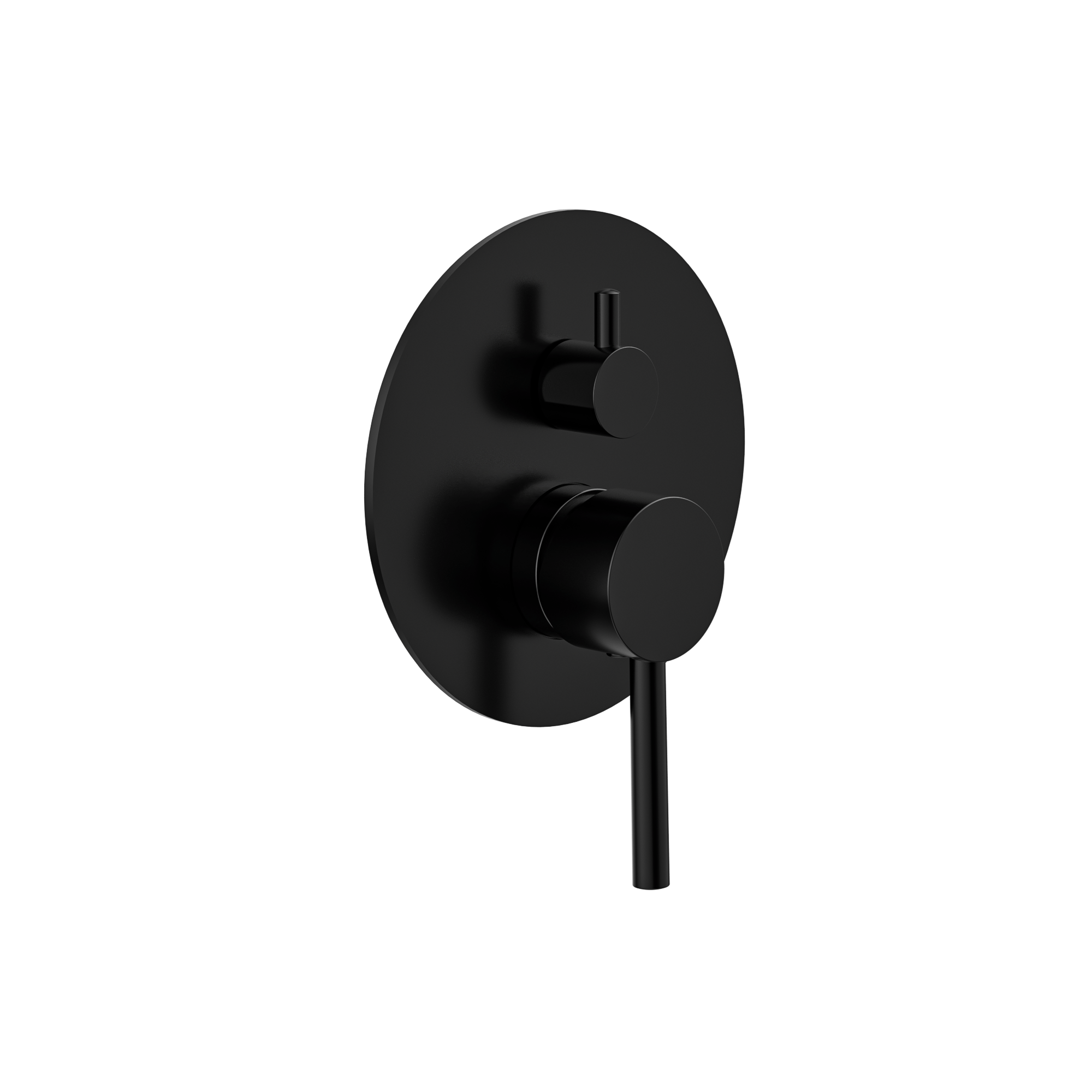 MELA - RONDO Shower/Bath Wall Mixer with Diverter BlackTapware – available at Bathroom City Perth