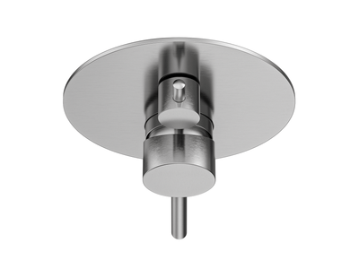 MELA - RONDO Shower/Bath Wall Mixer Diverter Brushed Nickel - Tapware - from our - MELA - supplier–available at Bathroom City Perth