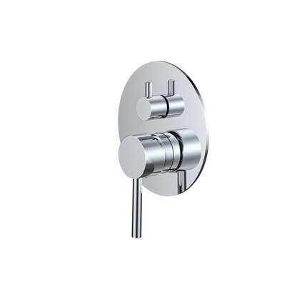 MELA - RONDO Shower/Bath Wall Mixer with Diverter ChromeTapware – available at Bathroom City Perth