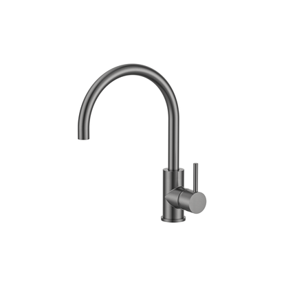 MELA - RONDO Sink Mixer Brushed NickelTapware – available at Bathroom City Perth