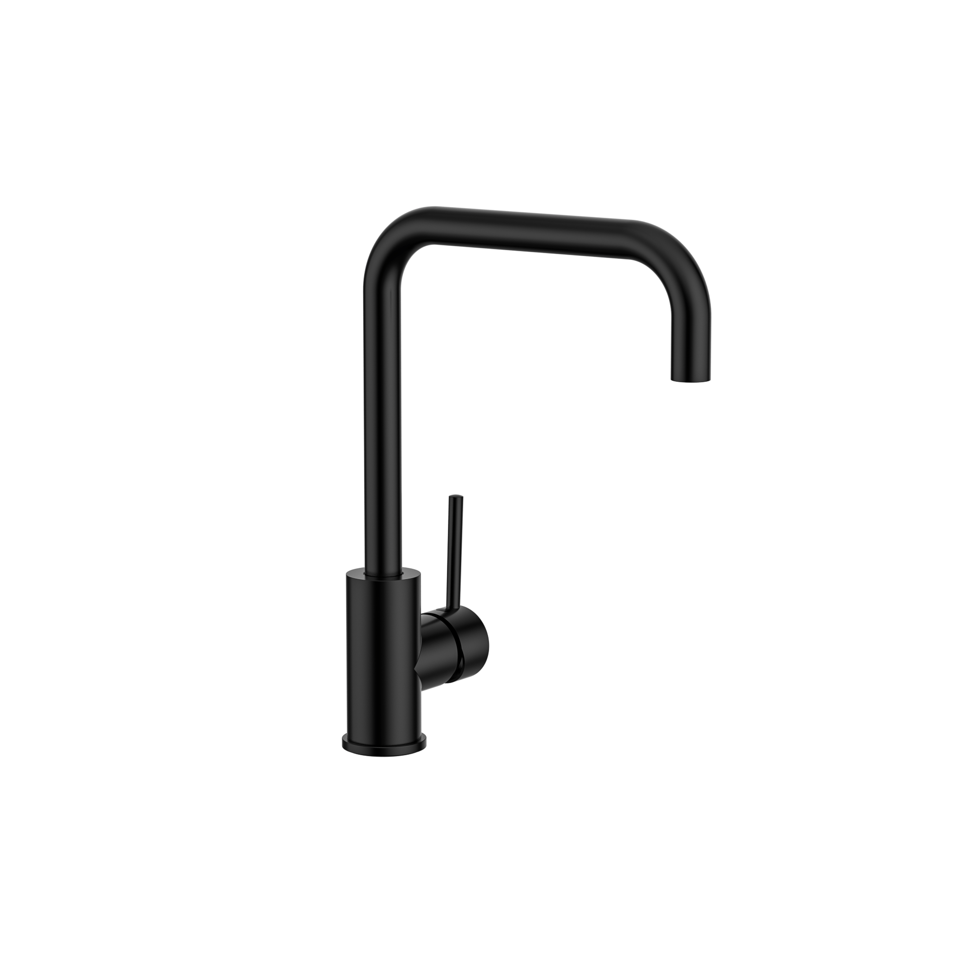 MELA - RONDO Square Gooseneck Sink Mixer BlackTapware – available at Bathroom City Perth