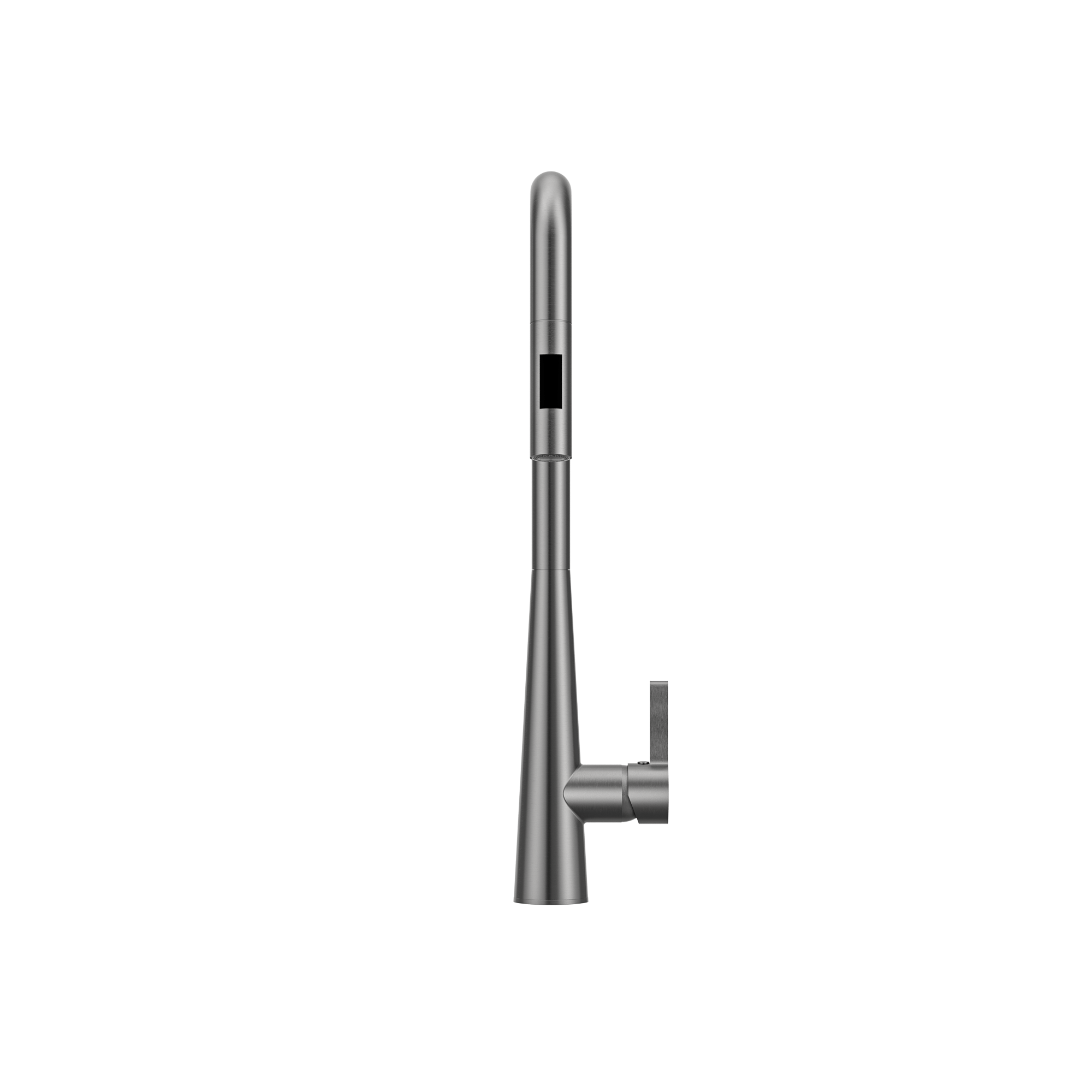 MELA - RONDO Square Kitchen Pull Out Mixer Brushed NickelTapware – available at Bathroom City Perth