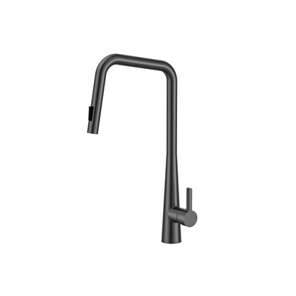 MELA - RONDO Square Kitchen Pull Out Mixer Gun MetalTapware – available at Bathroom City Perth