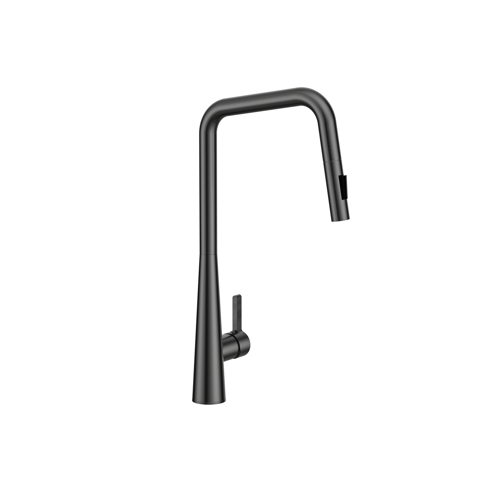 MELA - RONDO Square Kitchen Pull Out Mixer Gun MetalTapware – available at Bathroom City Perth