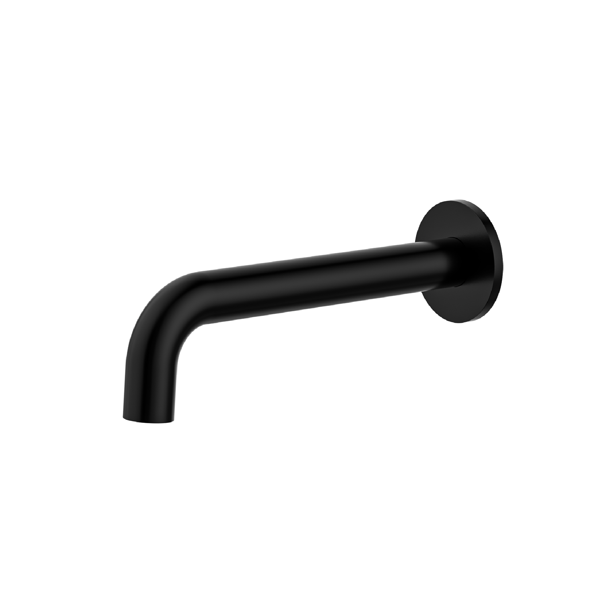 MELA - RONDO Wall Spout BlackTapware – available at Bathroom City Perth
