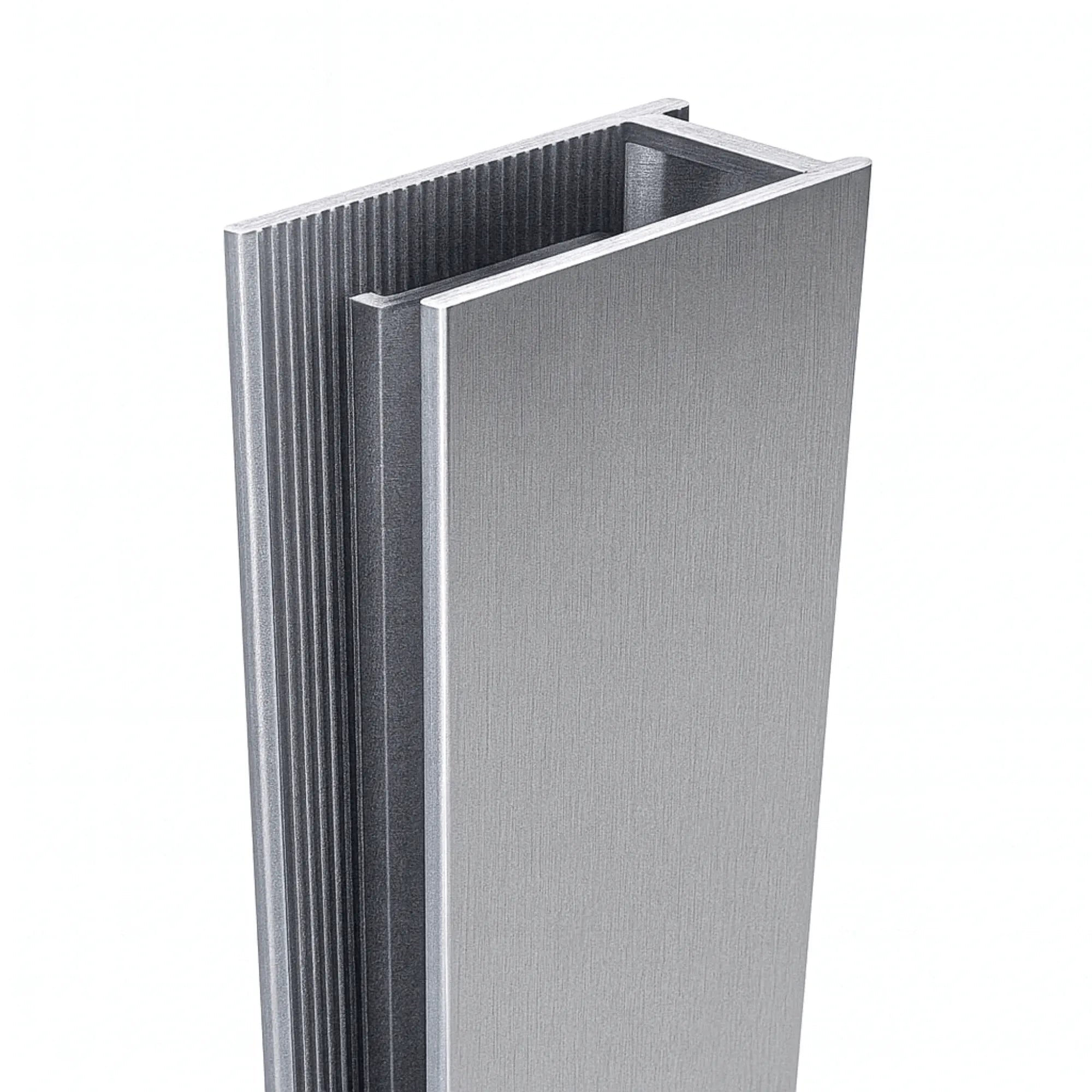MELA - Shower Screen U Channel Brushed Nickel-Shower Screen Hardware-from our-MELA-supplier–available at Bathroom City Perth