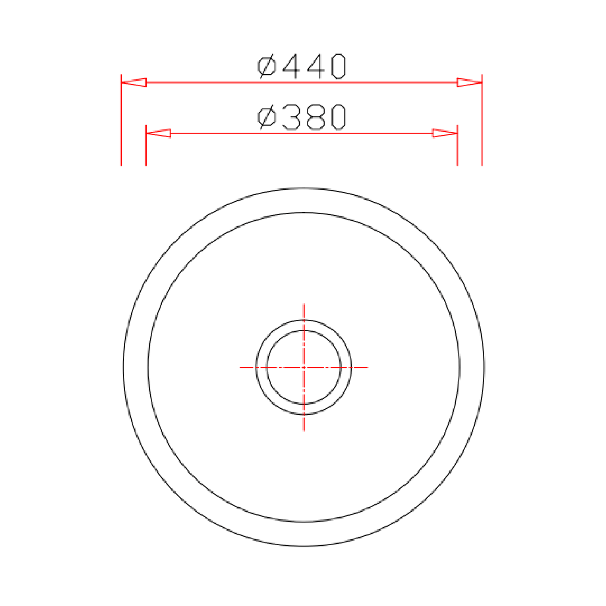 MELA - TRITON 430 Polish Stainless Steel Sink Round Sink – available at Bathroom City Perth