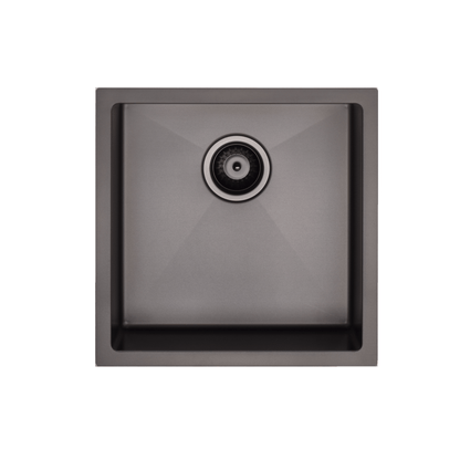 MELA - TRITON 450S Stainless Steel Sink Black - Sink - from our - MELA - supplier–available at Bathroom City Perth