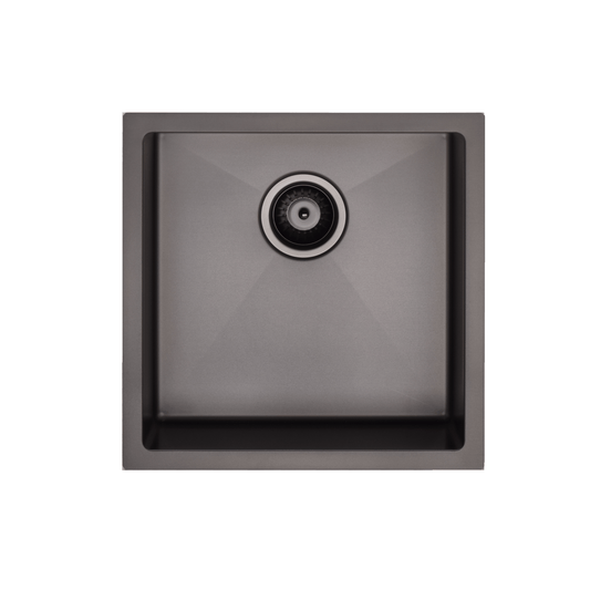 MELA - TRITON 450S Stainless Steel Sink Black - Sink - from our - MELA - supplier–available at Bathroom City Perth