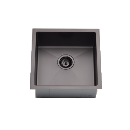 MELA - TRITON 450S Stainless Steel Sink Black - Sink - from our - MELA - supplier–available at Bathroom City Perth