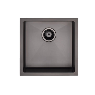 MELA - TRITON 450S Stainless Steel Sink Black-Sink-from our-MELA-supplier–available at Bathroom City Perth