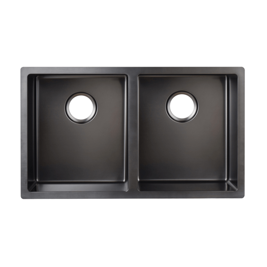 MELA - TRITON 770D Stainless Steel Sink Black - Sink - from our - MELA - supplier–available at Bathroom City Perth
