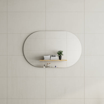 MELA - VERA 1200 Horizontal Oval MirrorMirror – available at Bathroom City Perth