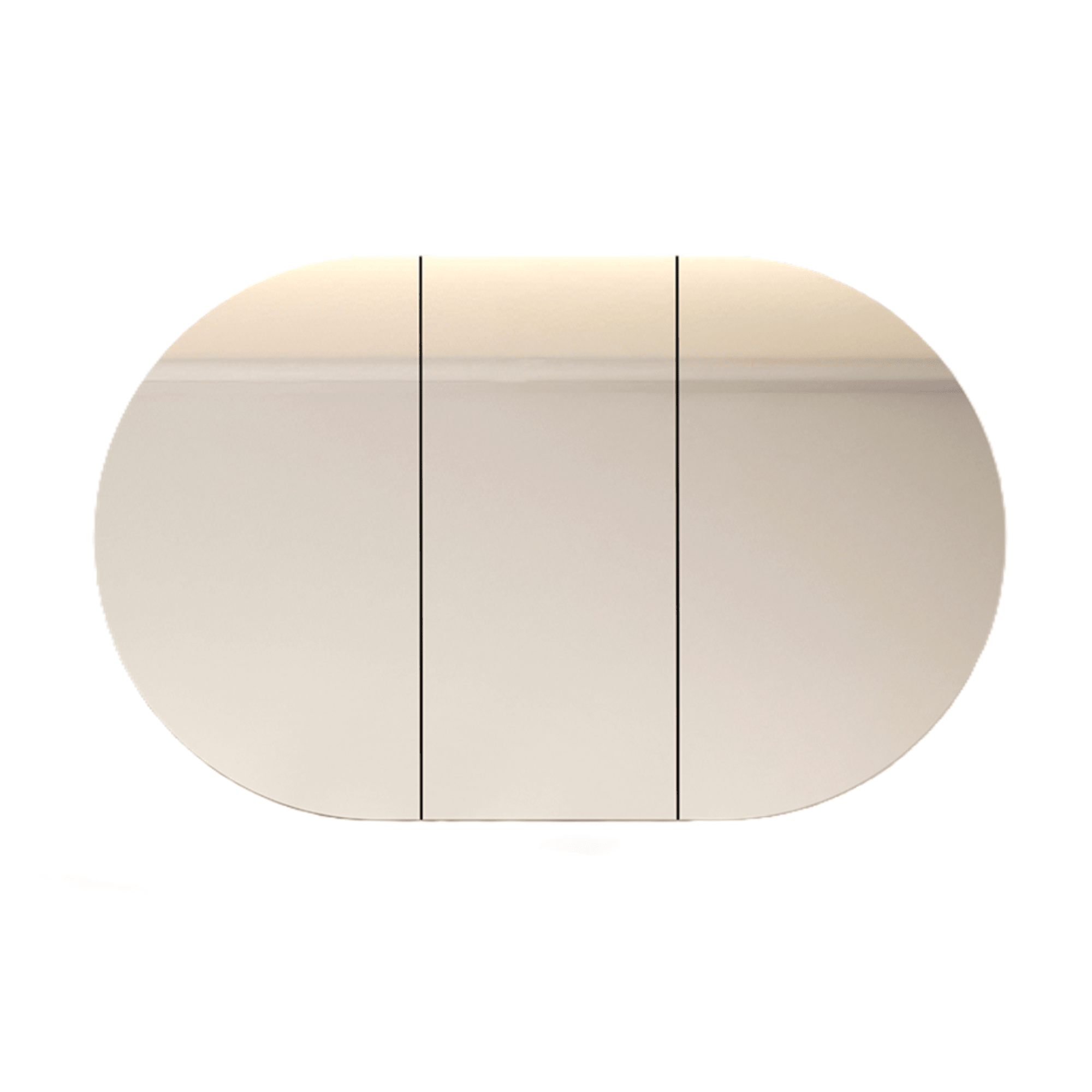 MELA - VERA 1200 Horizontal Oval Mirror Cabinet - Mirror - from our - MELA - supplier–available at Bathroom City Perth