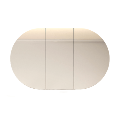 MELA - VERA 1200 Horizontal Oval Mirror Cabinet - Mirror - from our - MELA - supplier–available at Bathroom City Perth