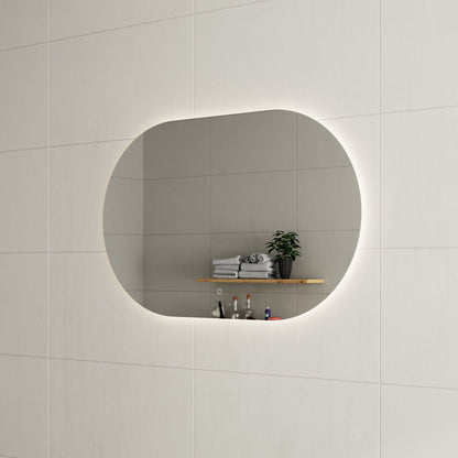 MELA - VERA 1200 LED Horizontal Oval MirrorMirror – available at Bathroom City Perth