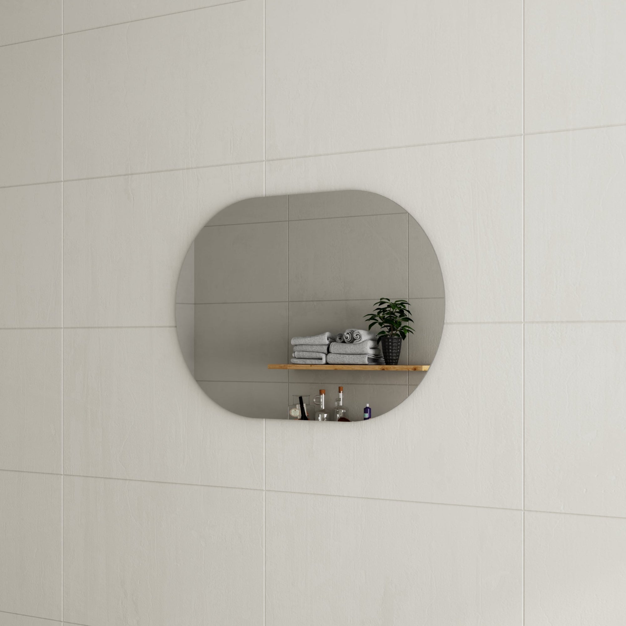 MELA - VERA 900 Horizontal Oval MirrorMirror – available at Bathroom City Perth
