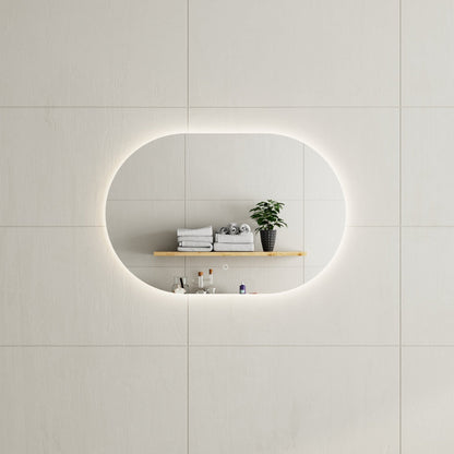 MELA - VERA 900 LED Horizontal Oval MirrorMirror – available at Bathroom City Perth