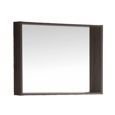 MELA - VINA 1200 Dracula Oak Box Frame Mirror - Mirror – available at Bathroom City Perth