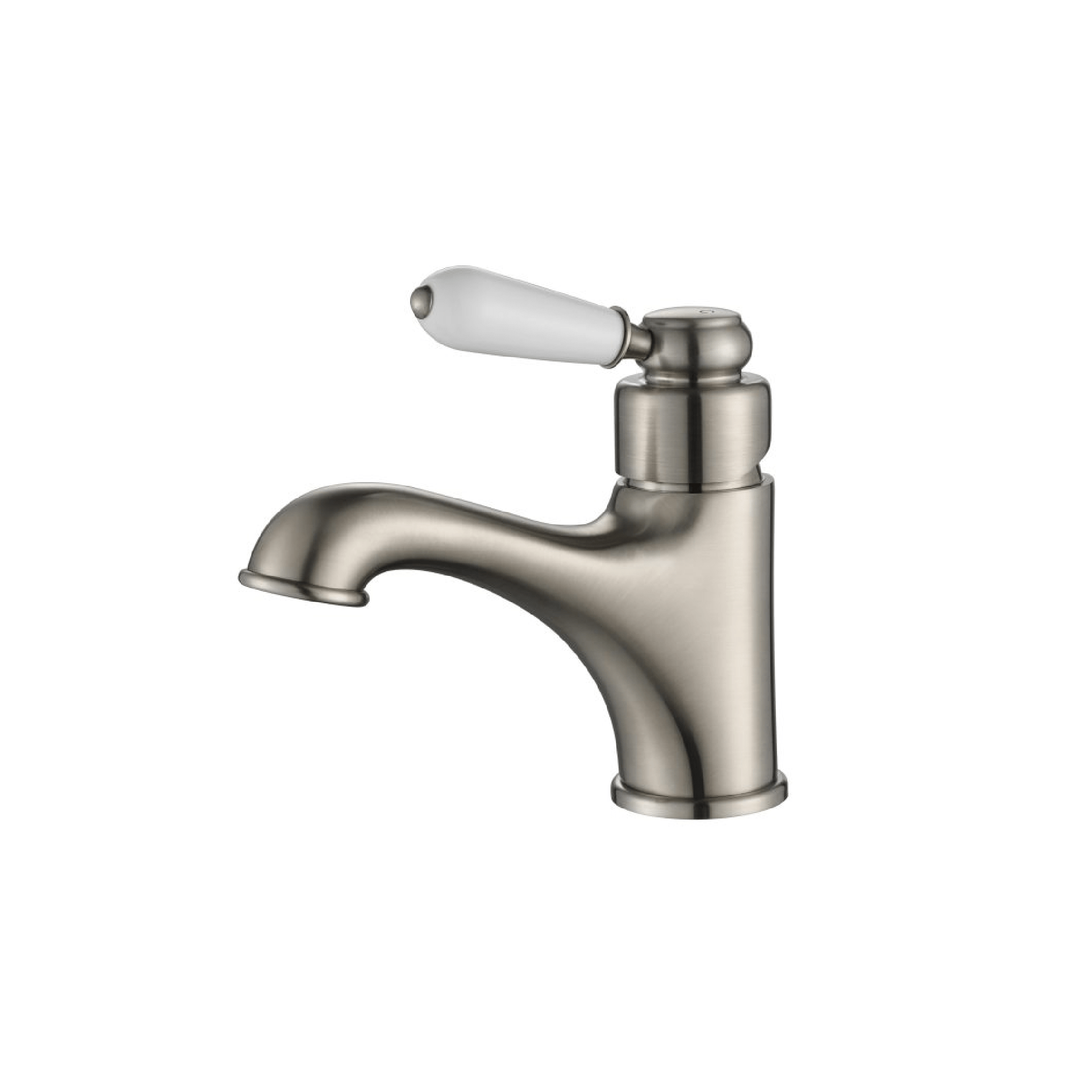 MODERN NATIONAL - BORDEAUX Basin Mixer Brushed NickelTapware – available at Bathroom City Perth