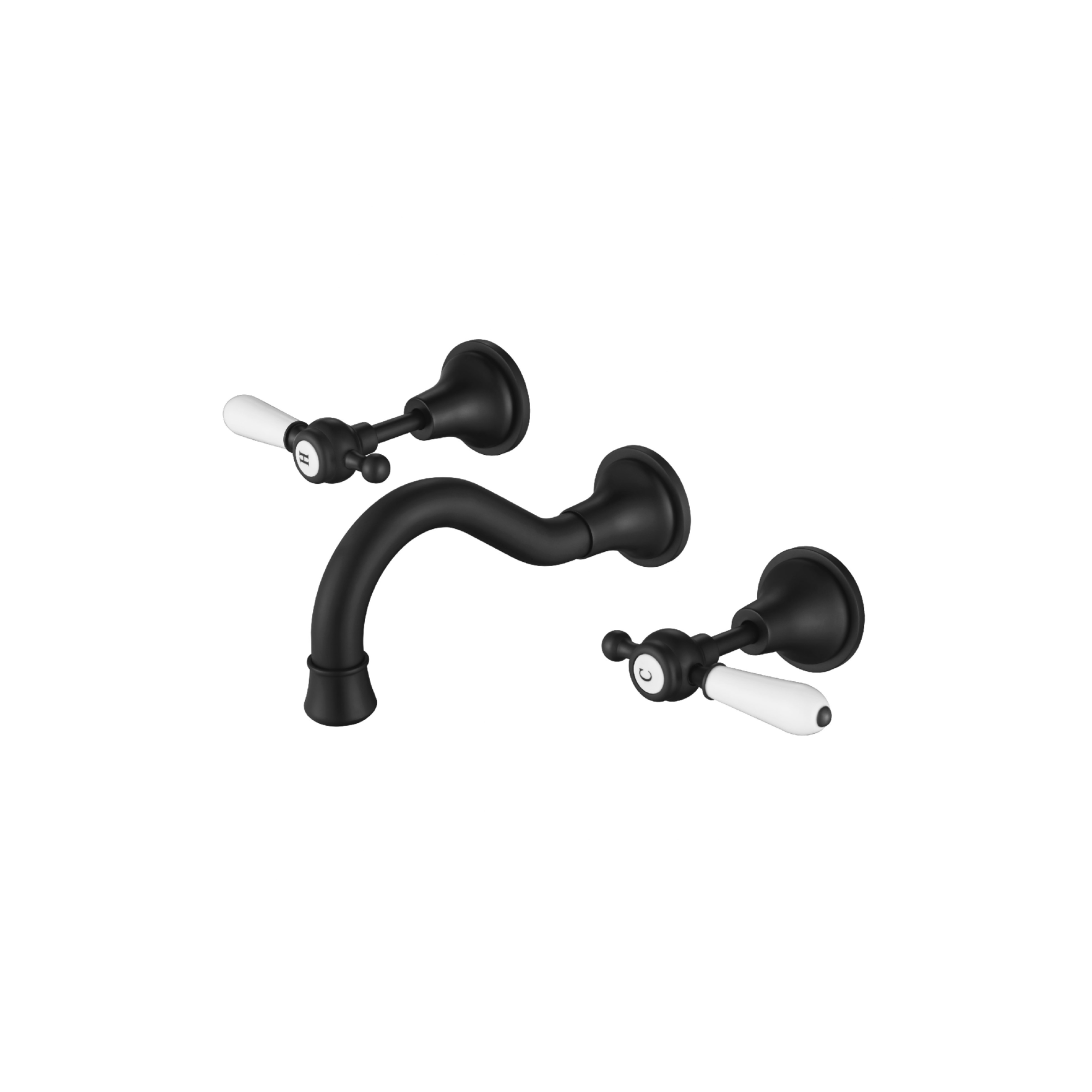 MODERN NATIONAL - BORDEAUX Bath/Sink Set BlackTapware – available at Bathroom City Perth