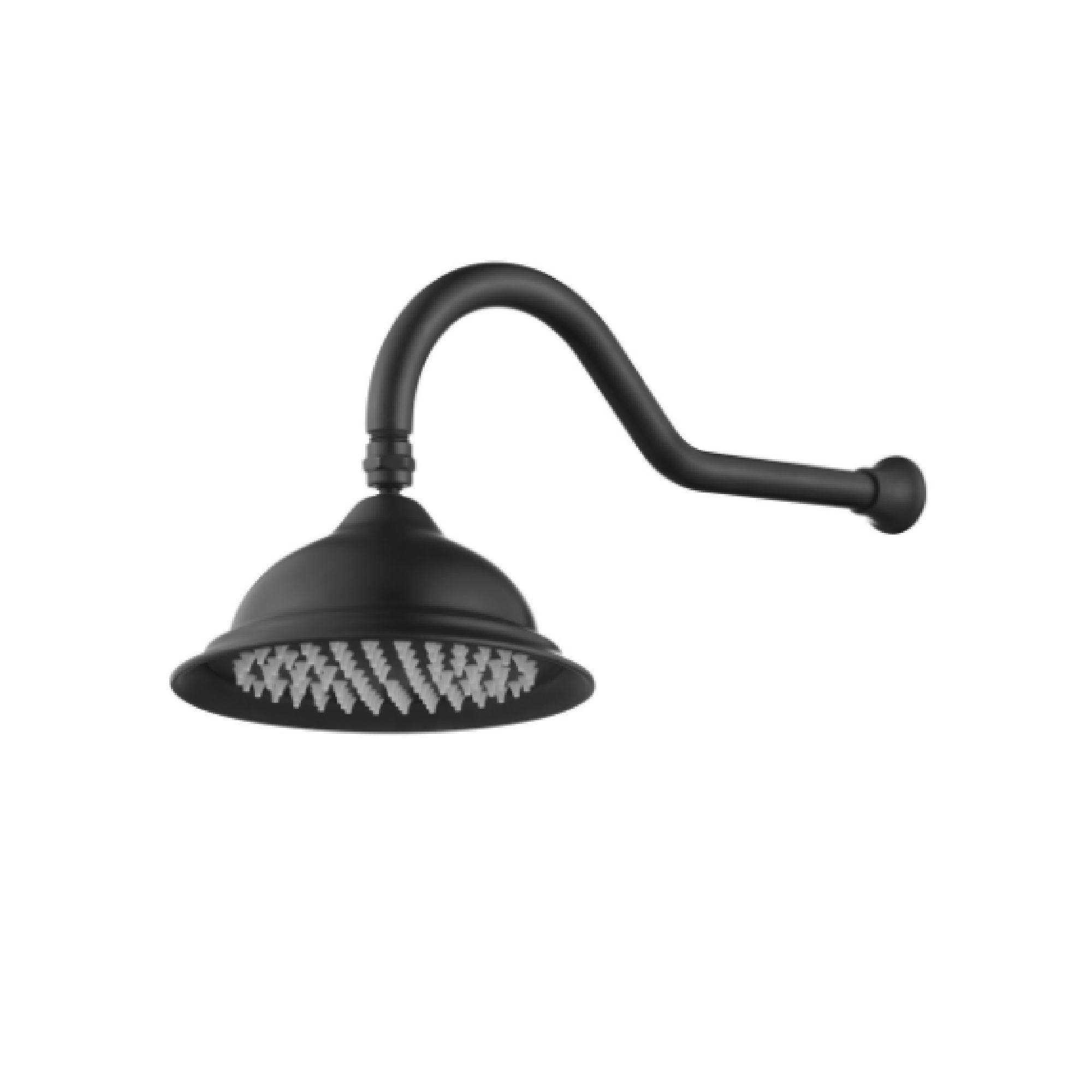 MODERN NATIONAL - BORDEAUX Shower Arm with Shower Head Black - Tapware - from our - Modern National - supplier–available at Bathroom City Perth