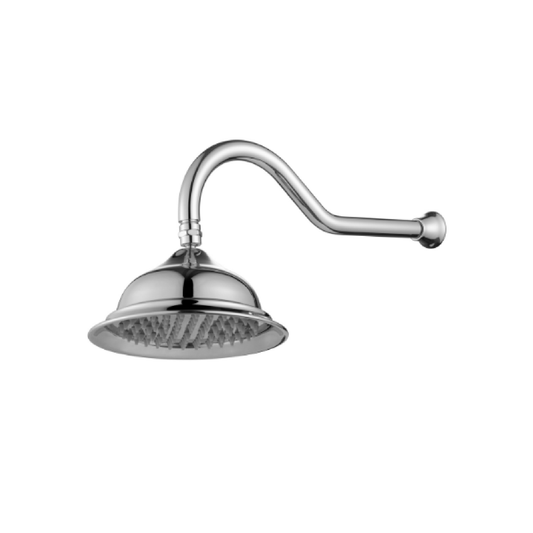 MODERN NATIONAL - BORDEAUX Shower Arm with Shower Head Chrome - Tapware - from our - Modern National - supplier–available at Bathroom City Perth