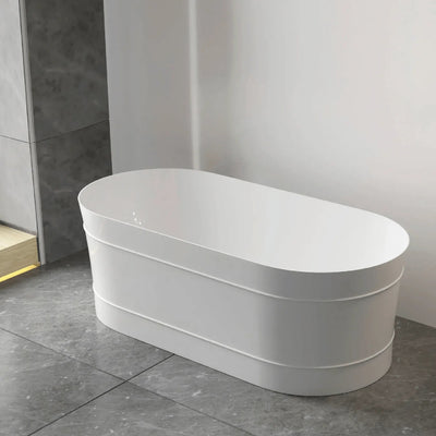 OTTI - Attica Bondi 1500 Gloss White Bath-Baths-from our-Otti-supplier–available at Bathroom City Perth
