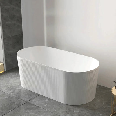 OTTI - Attica Noosa 1700 Gloss White Bath-Baths-from our-Otti-supplier–available at Bathroom City Perth