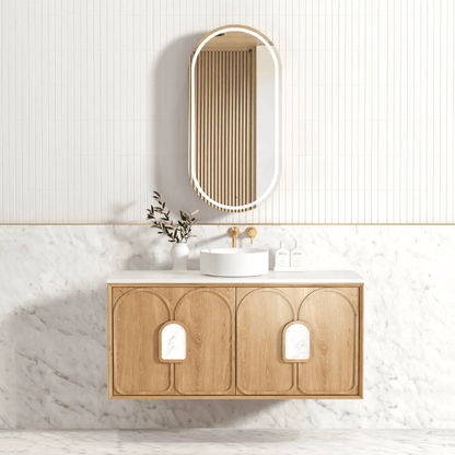 OTTI - Laguna Mark II 1200mm Woodland Oak Wall Hung Vanity - Vanities - from our - Otti - supplier–available at Bathroom City Perth