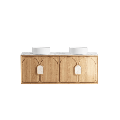 OTTI - Laguna Mark II 1500mm Woodland Oak Wall Hung Vanity - Vanities - from our - Otti - supplier–available at Bathroom City Perth