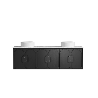 OTTI - Laguna Mark II 1800mm Black Oak Wall Hung Vanity - Vanities - from our - Otti - supplier–available at Bathroom City Perth
