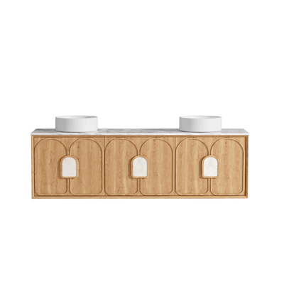 OTTI - Laguna Mark II 1800mm Woodland Oak Wall Hung Vanity - Vanities - from our - Otti - supplier–available at Bathroom City Perth