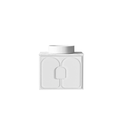 OTTI - Laguna Mark II 750mm Matt White Wall Hung Vanity - Vanities - from our - Otti - supplier–available at Bathroom City Perth