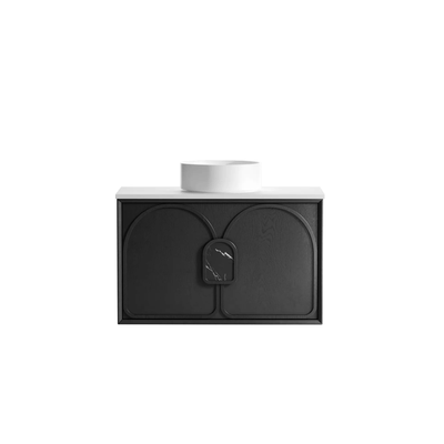 OTTI - Laguna Mark II 900mm Black Oak Wall Hung Vanity - Vanities - from our - Otti - supplier–available at Bathroom City Perth