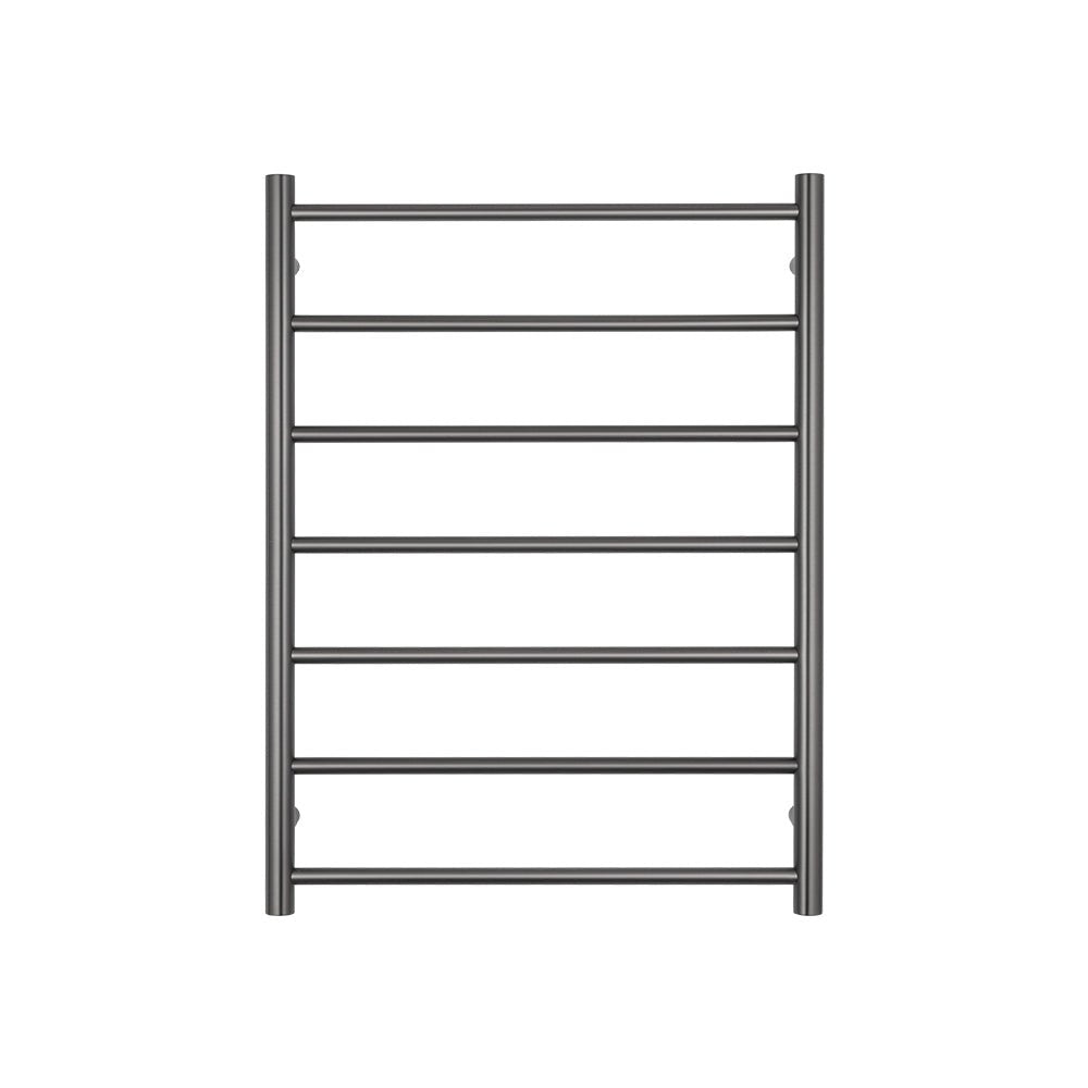 RADIANT - 12V - GMG - RTR01 Low Voltage Heated Round Ladder 600x800mm Gun Metal Grey - Heated Towel Rails - from our - Radiant - supplier–available at Bathroom City Perth