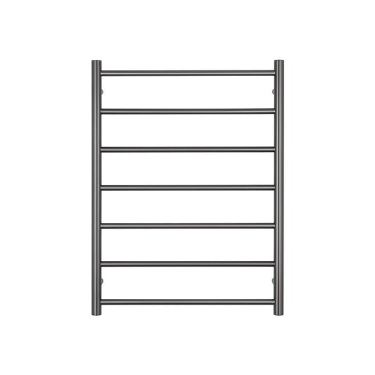 RADIANT - 12V - GMG - RTR01 Low Voltage Heated Round Ladder 600x800mm Gun Metal Grey - Heated Towel Rails - from our - Radiant - supplier–available at Bathroom City Perth
