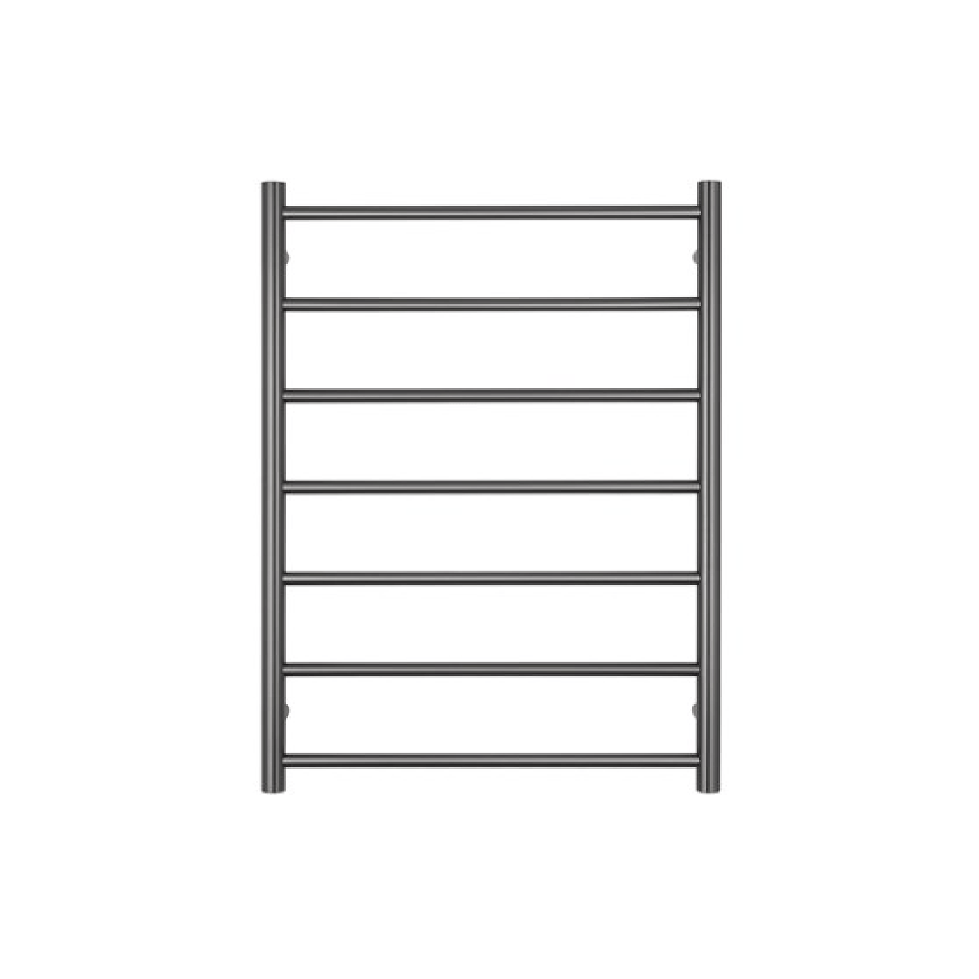 RADIANT - 12V - GMG - RTR01 Low Voltage Heated Round Ladder 600x800mm Gun Metal Grey - Heated Towel Rails - from our - Radiant - supplier–available at Bathroom City Perth