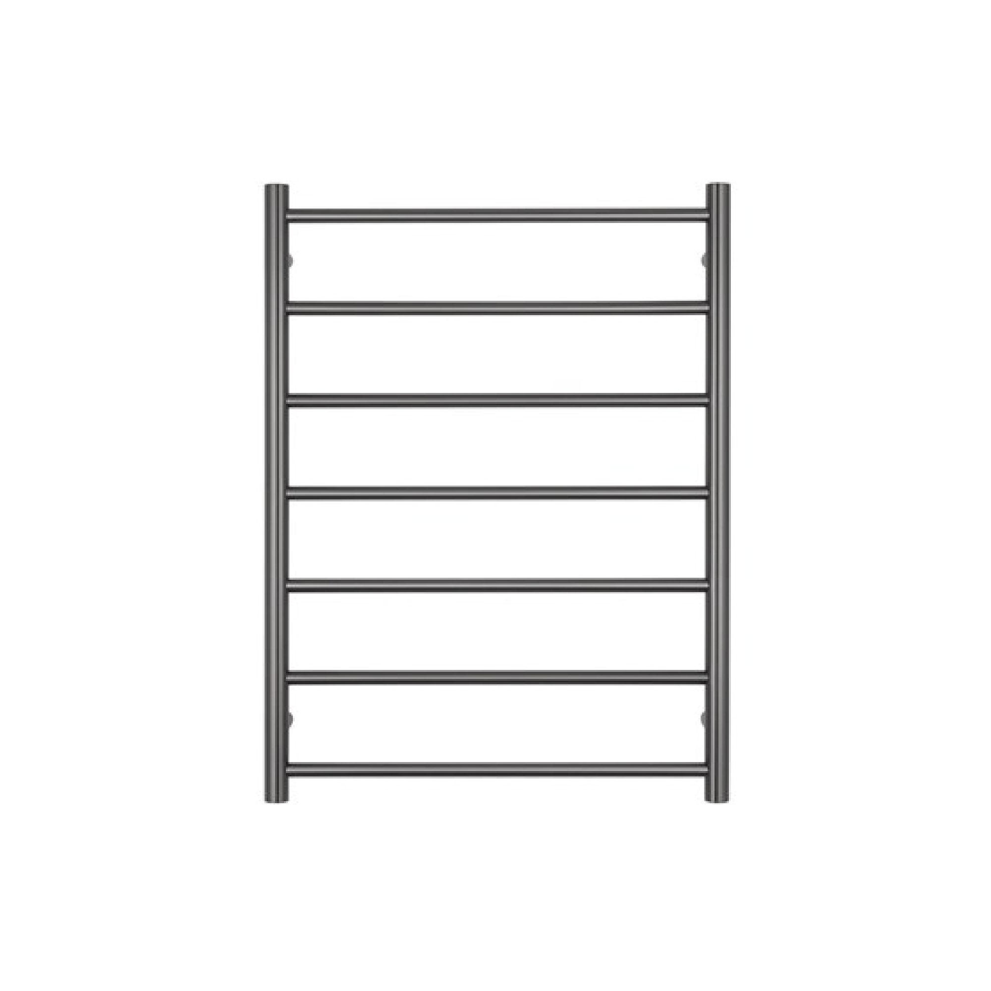 RADIANT - 12V - GMG - RTR01 Low Voltage Heated Round Ladder 600x800mm Gun Metal Grey - Heated Towel Rails - from our - Radiant - supplier–available at Bathroom City Perth